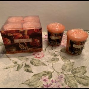 Citrus Spice yankee candle set